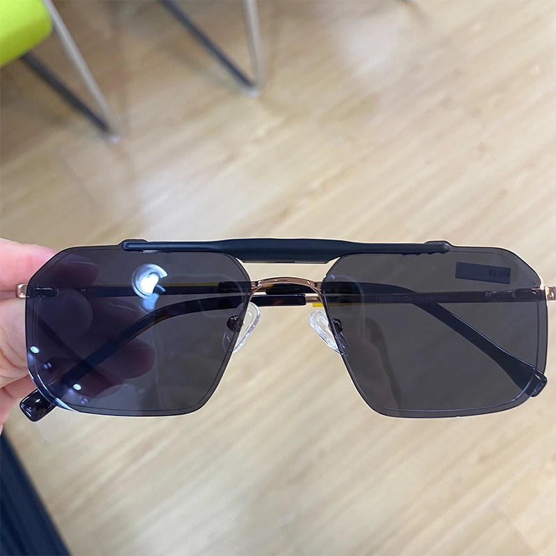 in Magnetic Clip on Rimless Frames 2024 Newest Prescription Luxury  Custom Logo Glasses Sunglasses