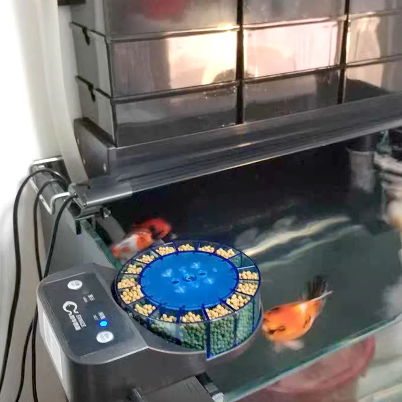 Wifi Fish Dispenser Feed Shrimp Turtle and Other Fish Feeder Smart Automatic  Pellet Fish Feed Machine for Aquariums Accessories