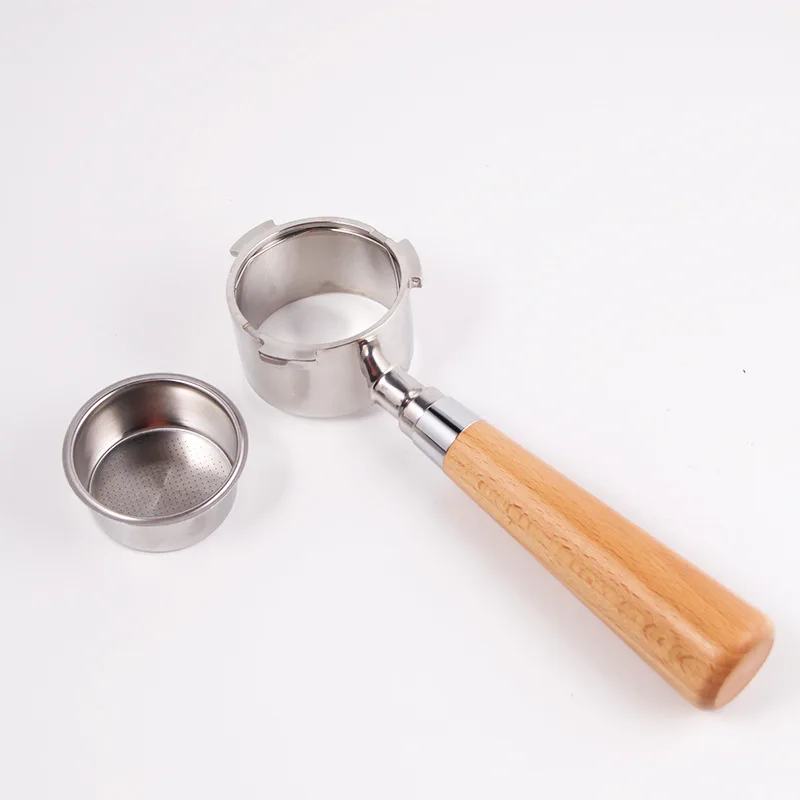Высококачественный инструмент для кофе из нержавеющей стали портативный без дна 51 мм фильтр корзина эспрессо ручка портретной кофеварки