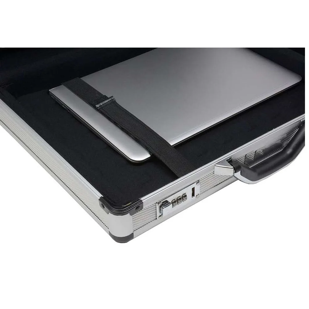 Жесткий деловой портфель с алюминиевой ручкой для путешествий