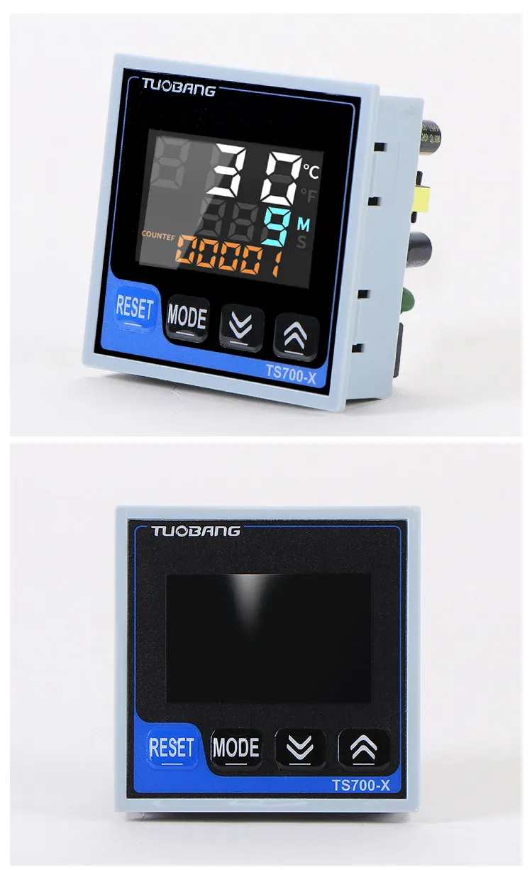 Intelligent Thermostat LCD Display TS700-X Temperature Controller with PID Regulation High Precision Data Hold & Reset Functions