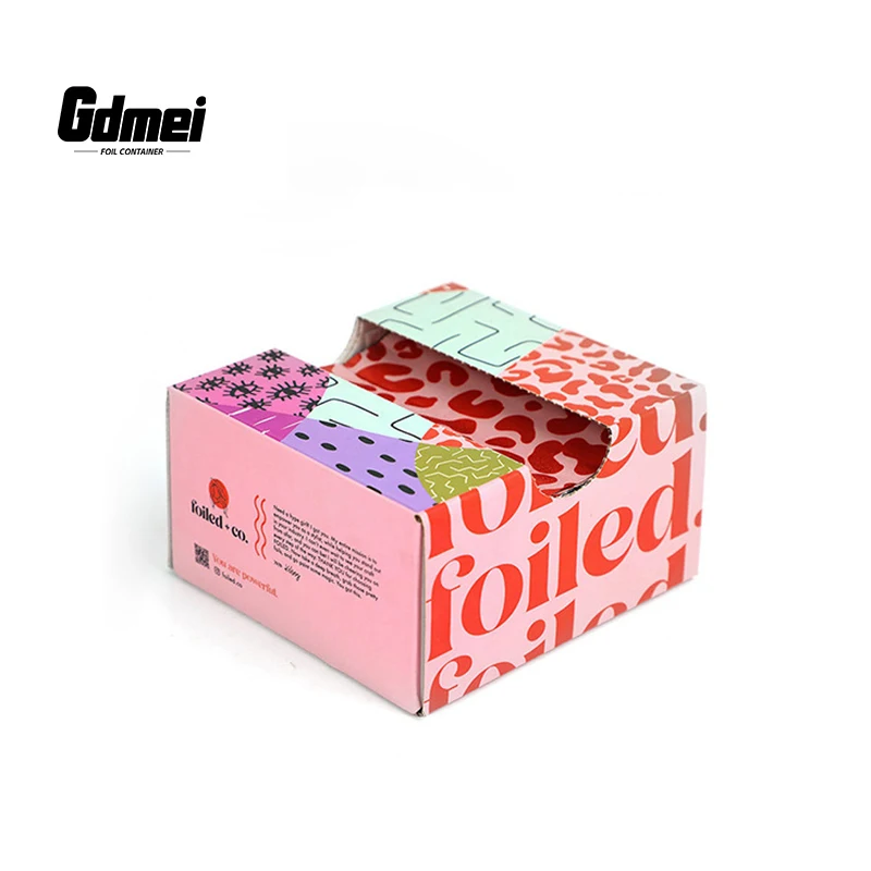 Gdmei High Quality Hairdressing Print Pre Cut 500 Hair Foil Sheets