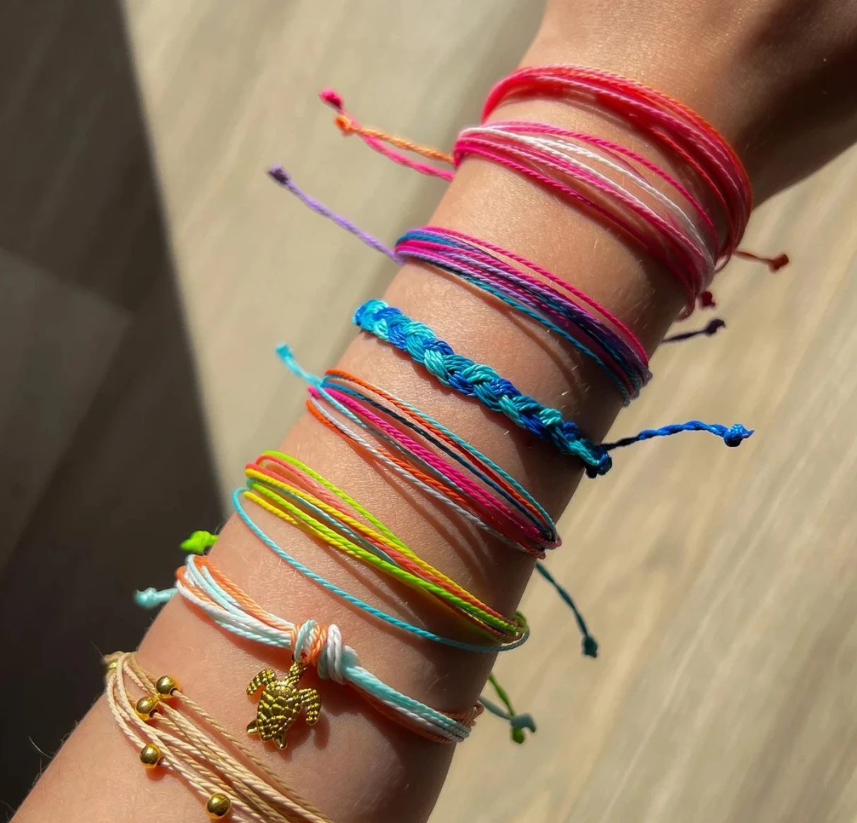 Custom Pura Vida Bracelet Anklet Adjustable Waterproof