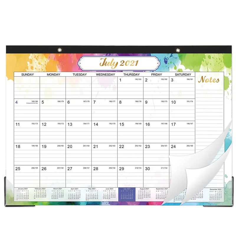 2023 office calendar printing custom wall desk tear off calendar printing 2022 for desk