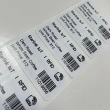 RFID Clothing Label Sticker Price  For cloths Laundry RFID Sticker Waterproof UHF RFID Tag