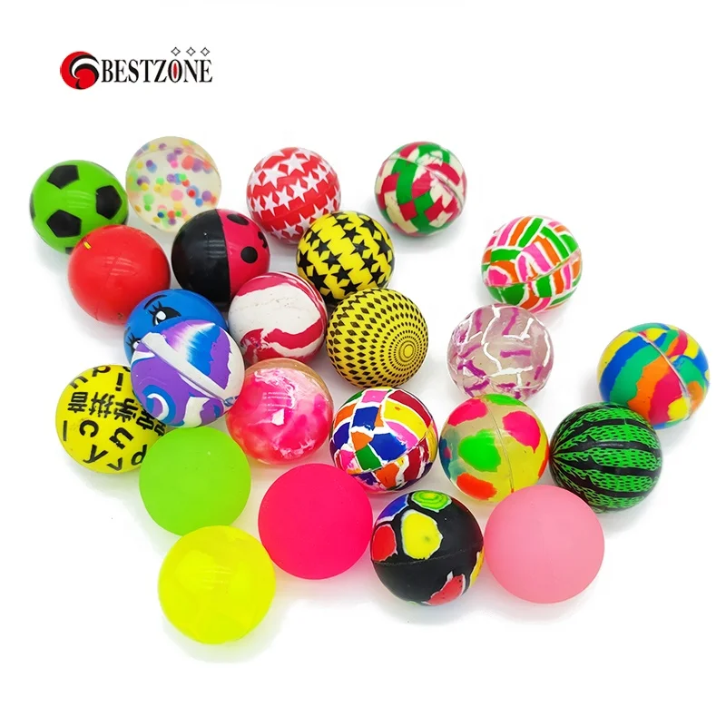 27 mm Mixing Bouncing Ball Made by Rubber High Bounce Supper Jumping  Ball for Kids Toys