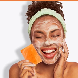 Custom Wholesale Handmade Carrot Vitamin E Face Body Soap Bar Acne Skin Whitening Reduce Dark Spots and Radiance