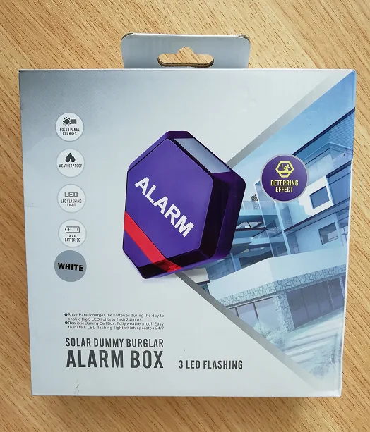 Flashing Light Solar Dummy Burglar Alarm Boxes Dummy Alarm Siren Buy