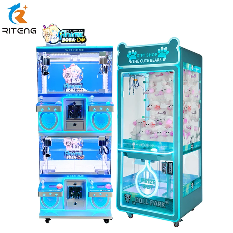 4 People Claw Machine - Double Player Pirate Chest Game