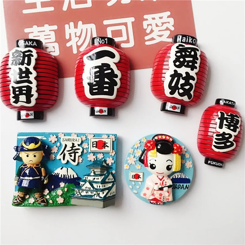 Kühlschrankmagnet Gelber Kranichturm - Leuchtende 3D Dekoration Mit LED