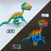 14cm de largo colorido luminoso dragón Raptor