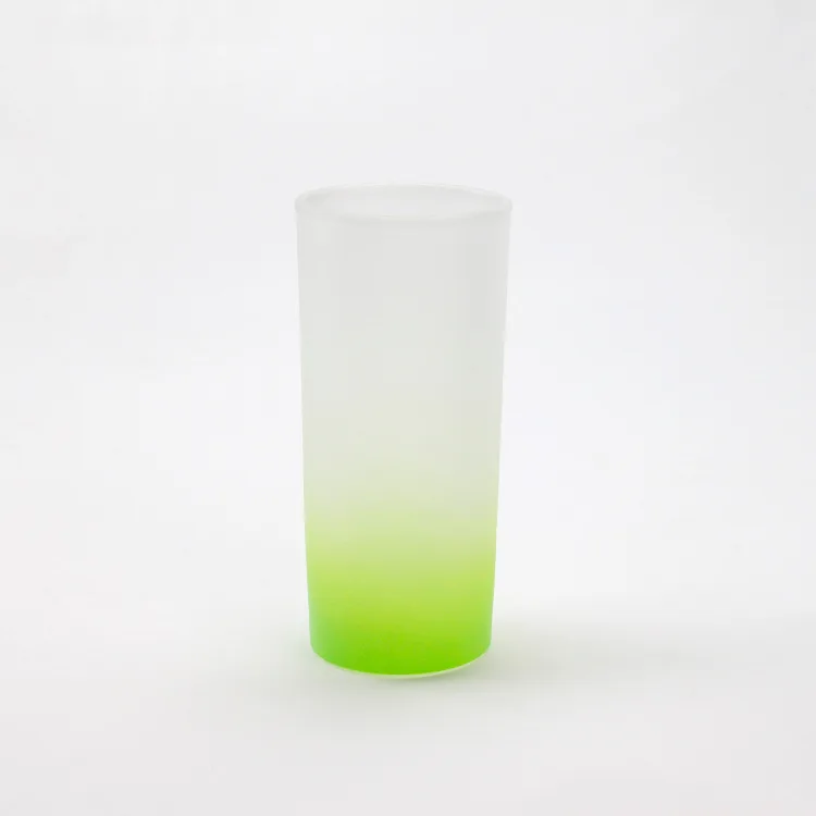 10oz Blank Sublimation Color Gradient Glass Mug Blank Sublimation