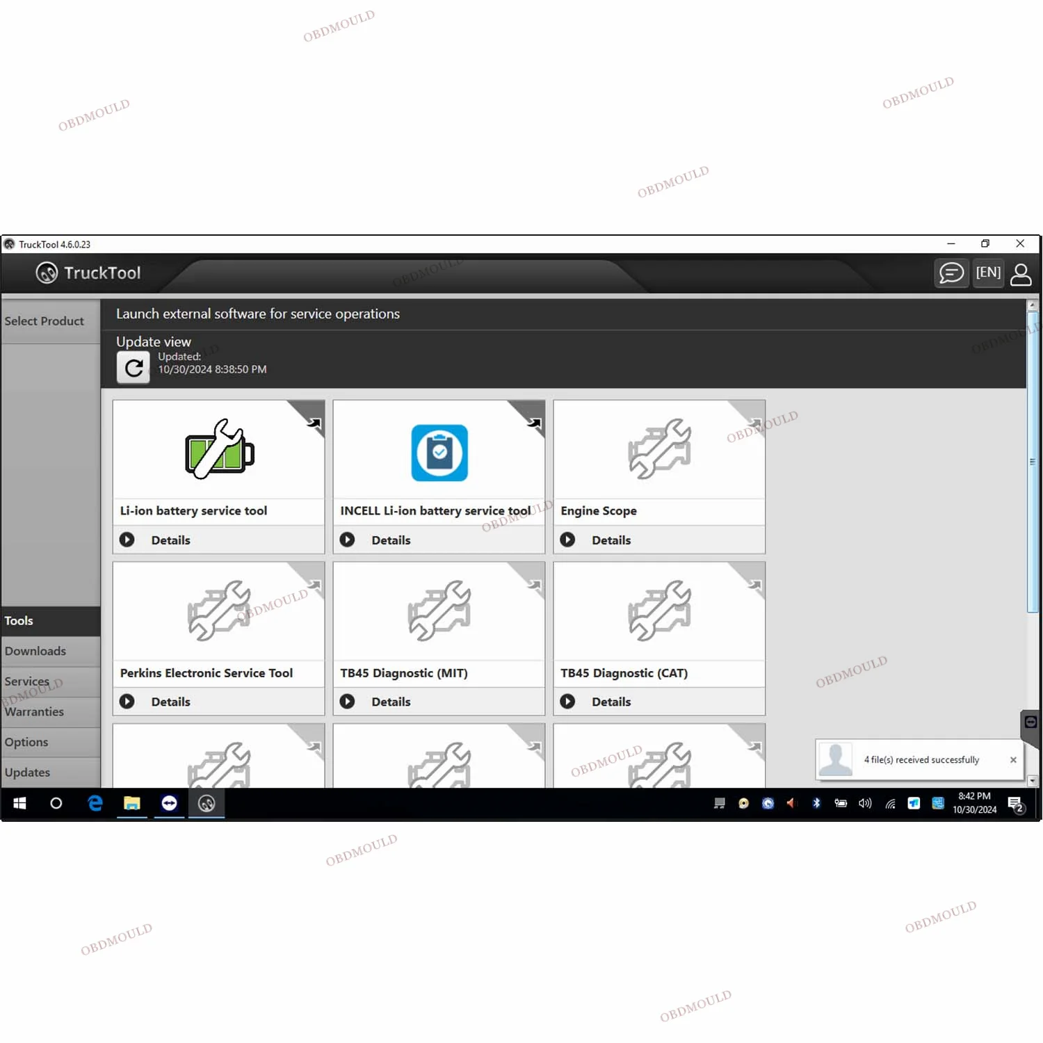 Trucktool  All-in-One Diagnostic Software Cf53 for Mitsubishi Cater Pillar Ro Cla  Uni Carriers Forklifts Automotive Repairs