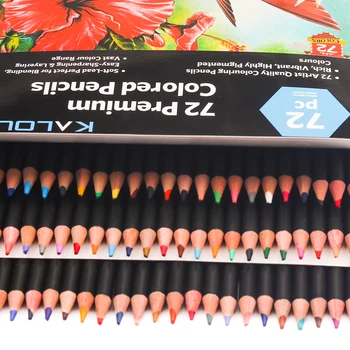 KALOUR Colored Pencils Set of 72 Colors,Soft Core Ideal for