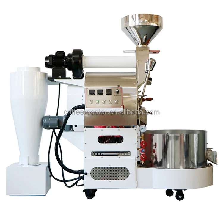 12 кг Коммерческая обжарочная машина для кофе, газовая обжарочная машина для зеленых кофейных зерен