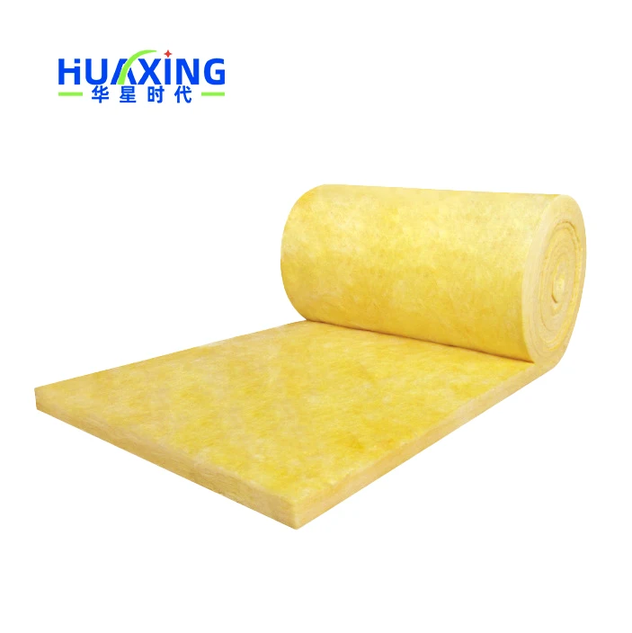 External Wall Insulation 24kg M3 Density 100mm Thermal Fiber Glass Wool ...