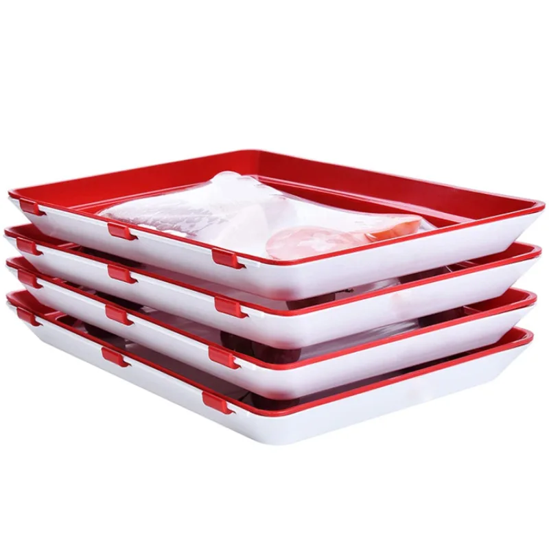 DabuLiu Creative Food Preservation Tray Stackable Food Fresh Tray