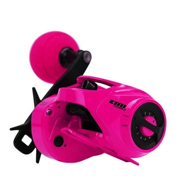 Alpha 10KG Fishing Gea Sexy Pink 7.3:1 Ratio fishing reel Baitcasting