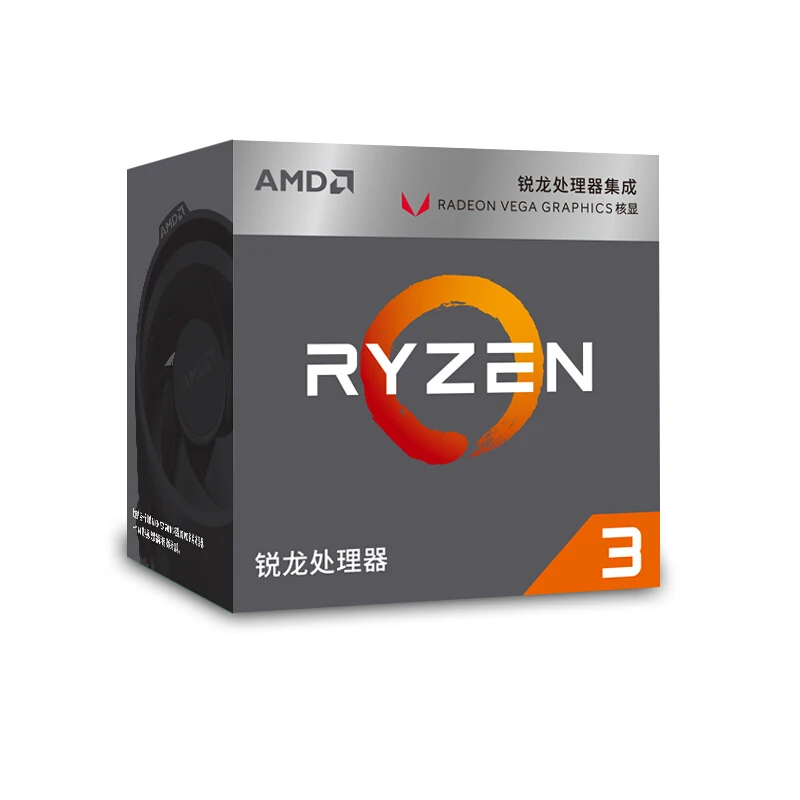 AMD Ryzen 3 2200G OEM CPU AM4対応 4コア 3.5GHz Radeon Vega搭載