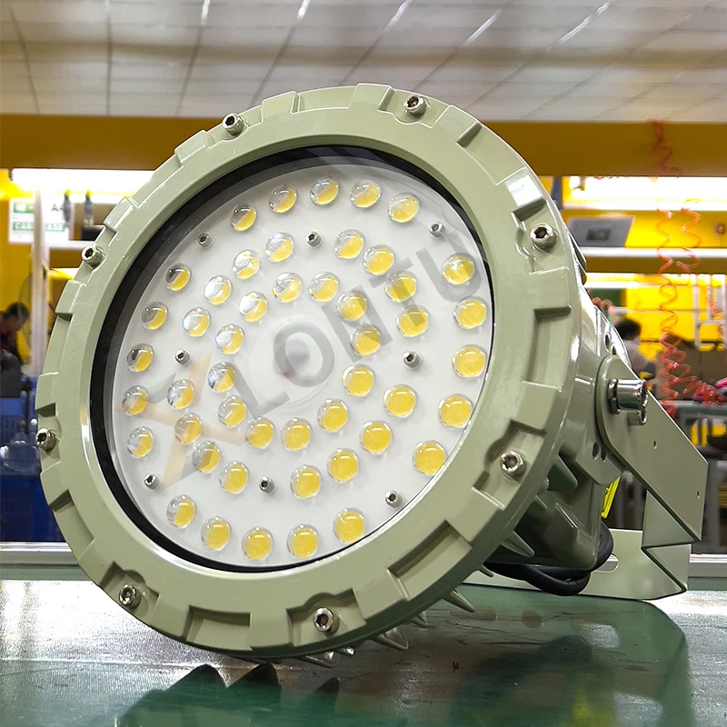 IECEX ATEX LED Explosion-proof Marine Explosion Proof Led High Bay Light Fixture 100w 200W Anti Explosion Lamp Ip66