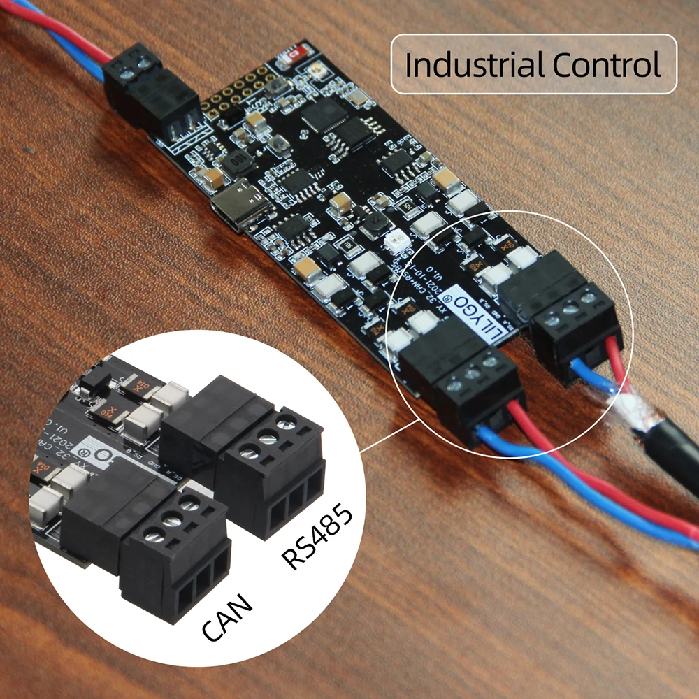 LILYGO T-CAN485 ESP32 CAN+RS-485 Iot Module from LILYGO on Tindie