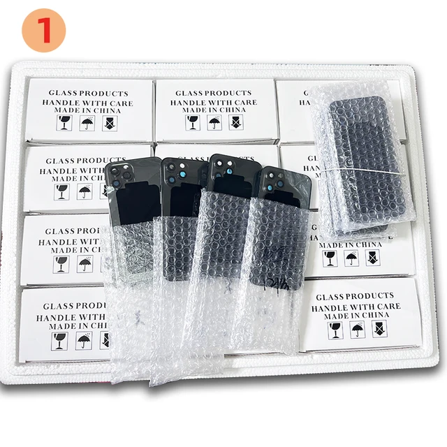 Wholesale Back Housing for iPhone 15 14 13 12 11 X XS Pro Max Original Battery Cover Fast Delivery