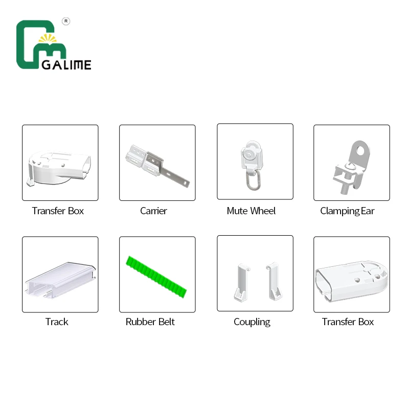 Wifi  Wireless Electric Curtain Motor Quicklink Motorized Curtain and Track Automation App Control Curtain for Smart Home System