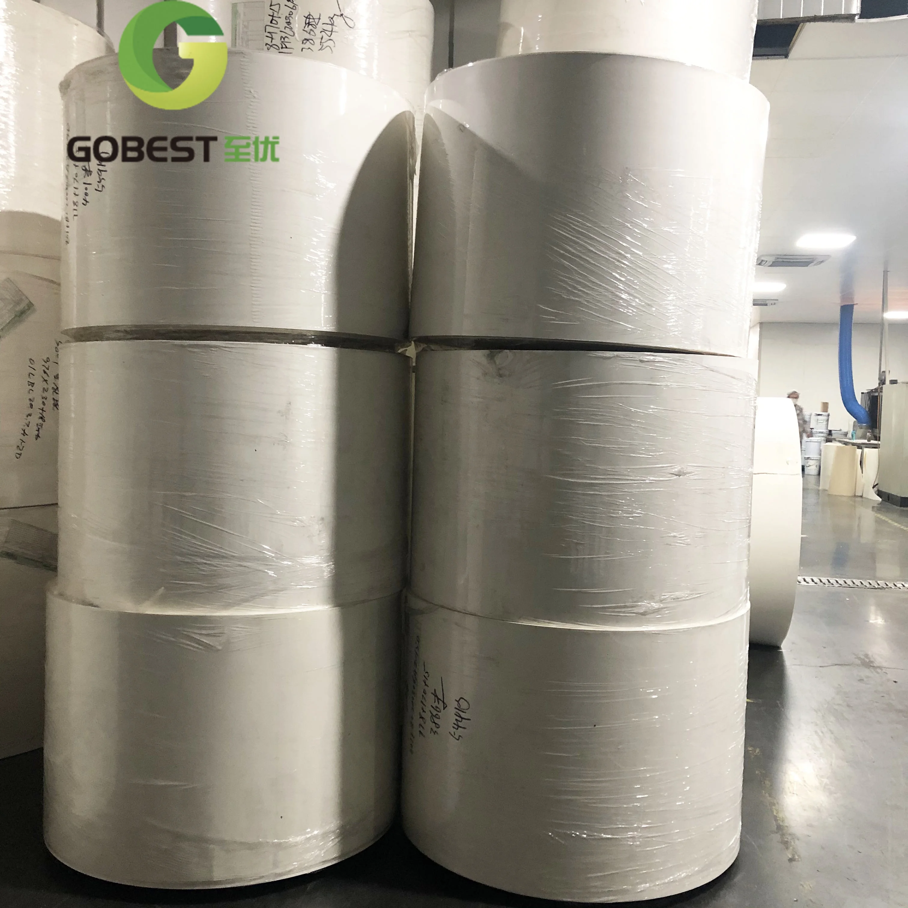Craft Paperroll Cardboard Printing From Paper Manufacturers for Coffee and Beverage Use PE/PLA Coated Raw Material Paper Rolls