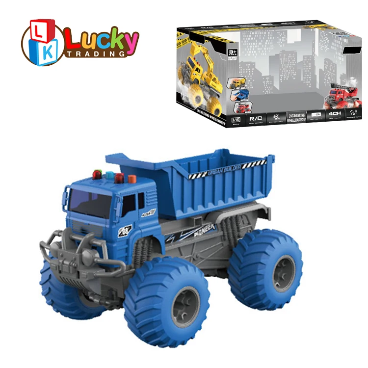 2023 New Rc Car  R/C Construction Car Engineering Truck With Music And Light