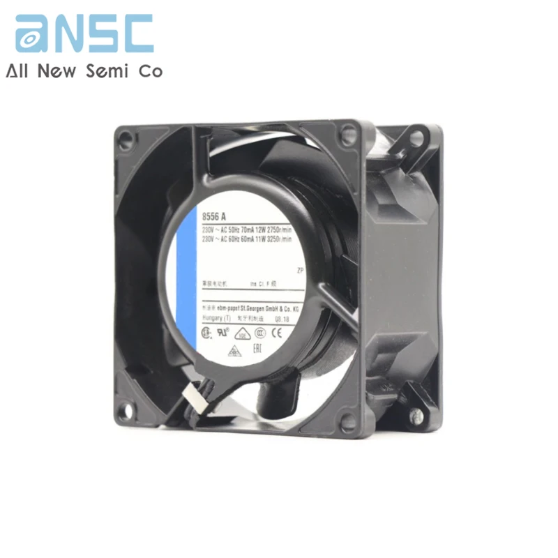 Original Axial fan 8556A 230V 12/11W 8CM All-metal fan