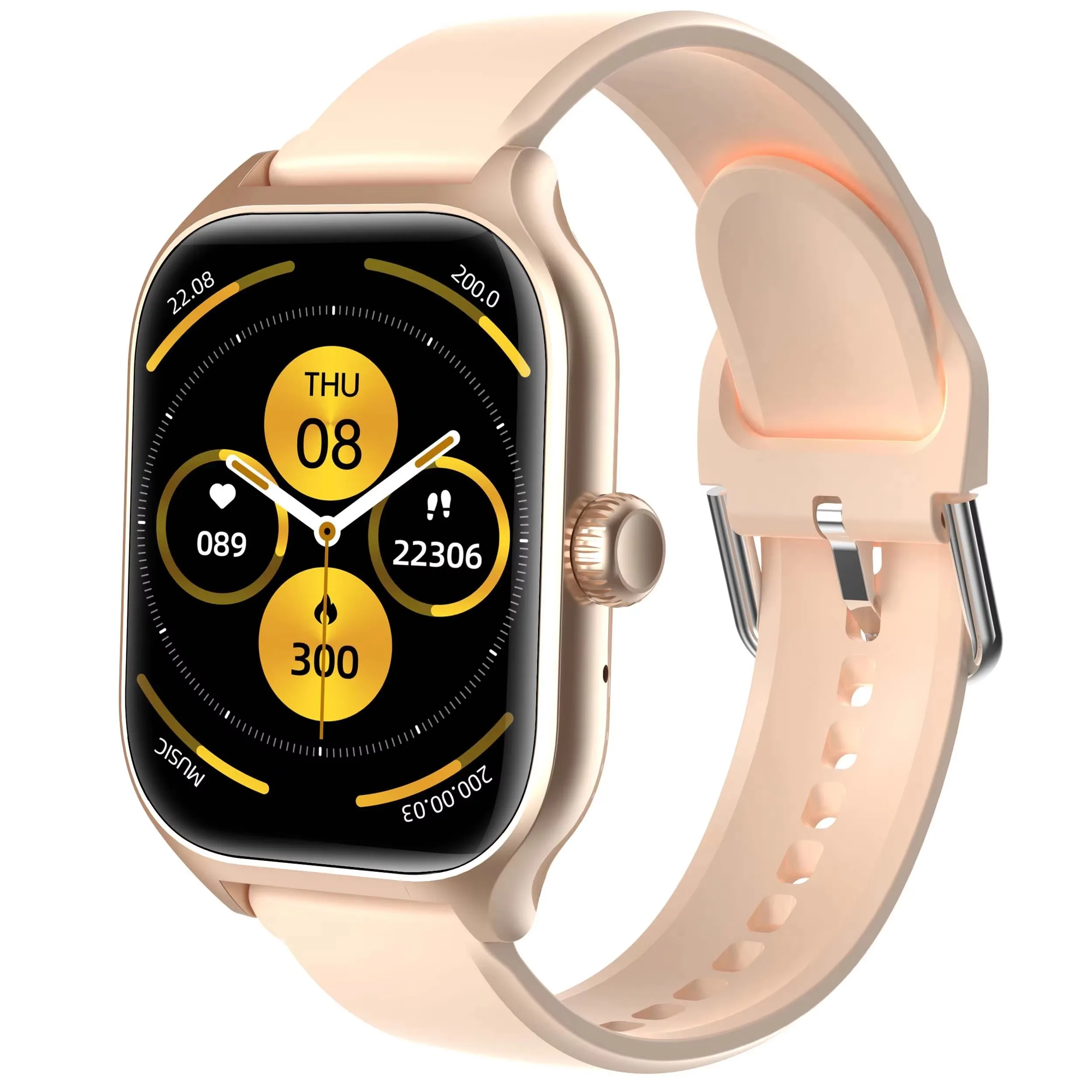 C28 Nuovo Smartwatch AMOLED impermeabile per donna con schermo da 41-43 mm, ricarica wireless, monitoraggio della frequenza cardiaca e del fitness._voghion.com
