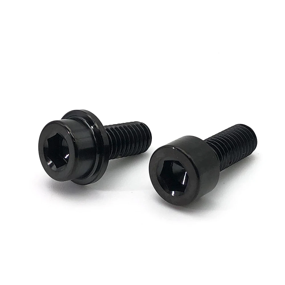 1-5PCS Titanium TA2 Buiten Zeshoekige Schroef Bout M3 M4 M5 M6 M8 M10