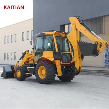 Kt30-25h Mini Backhoe Wheel Backhoe Loader 4X4 with Attachment