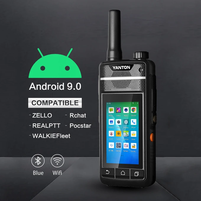 Walkie Talkie PoC Radio Android Zello Realptt 4G 200 km to 3000 Mile Long Range