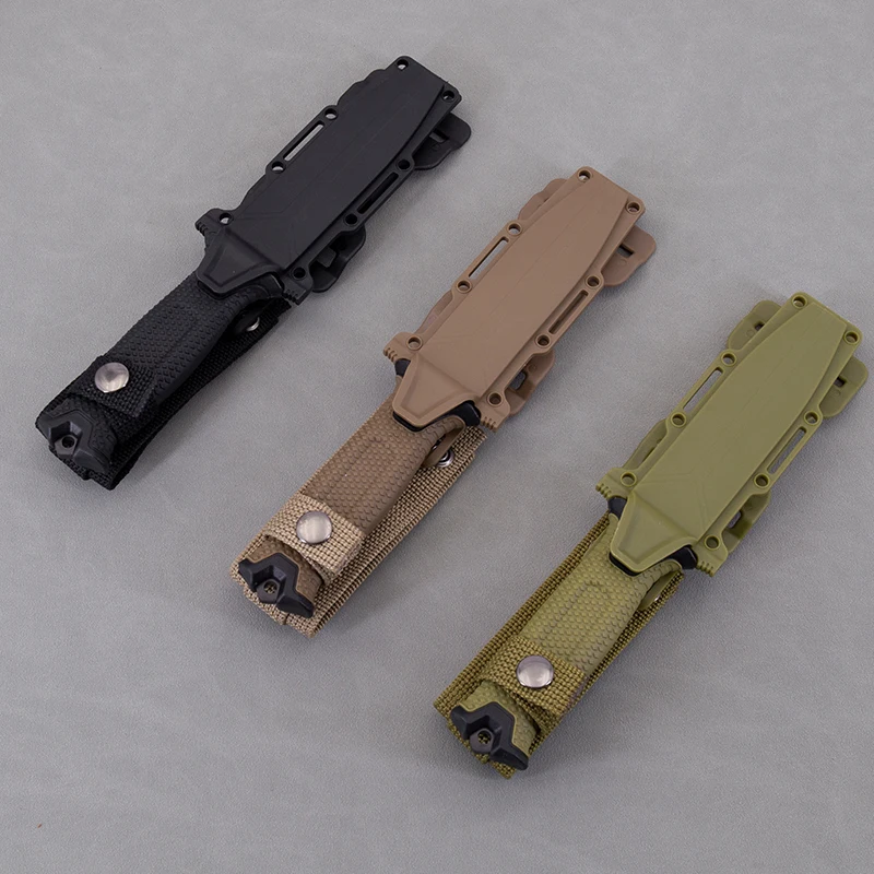 Factory Direct Custom Fixed Blade Outdoor Tactical Knife Stainless Steel Camping Survival Knife with Sheath