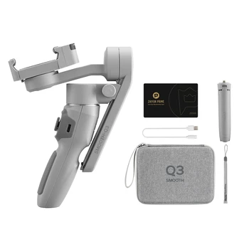 Zhiyun Smooth Q3 Smartphones Gimbal 3-Axis Handheld Stabilizers for Smartphones IPhone/Samsung/Huawei/Xiaomi/Action Camera detail image