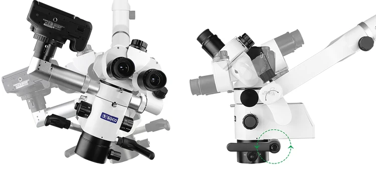 NOUVEAU PRODUIT! SOCO microscope dentaire, SCM600, appareil photo numérique, silencieux, de haute qualité, Zoom objectif