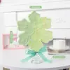 Snowflake Lime Green
