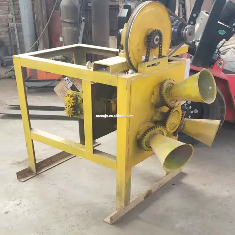 Rebeaming Rope Machine Three-strand Thick Rope Machine/Twisted Grass Rope Making Machine_Grass ...