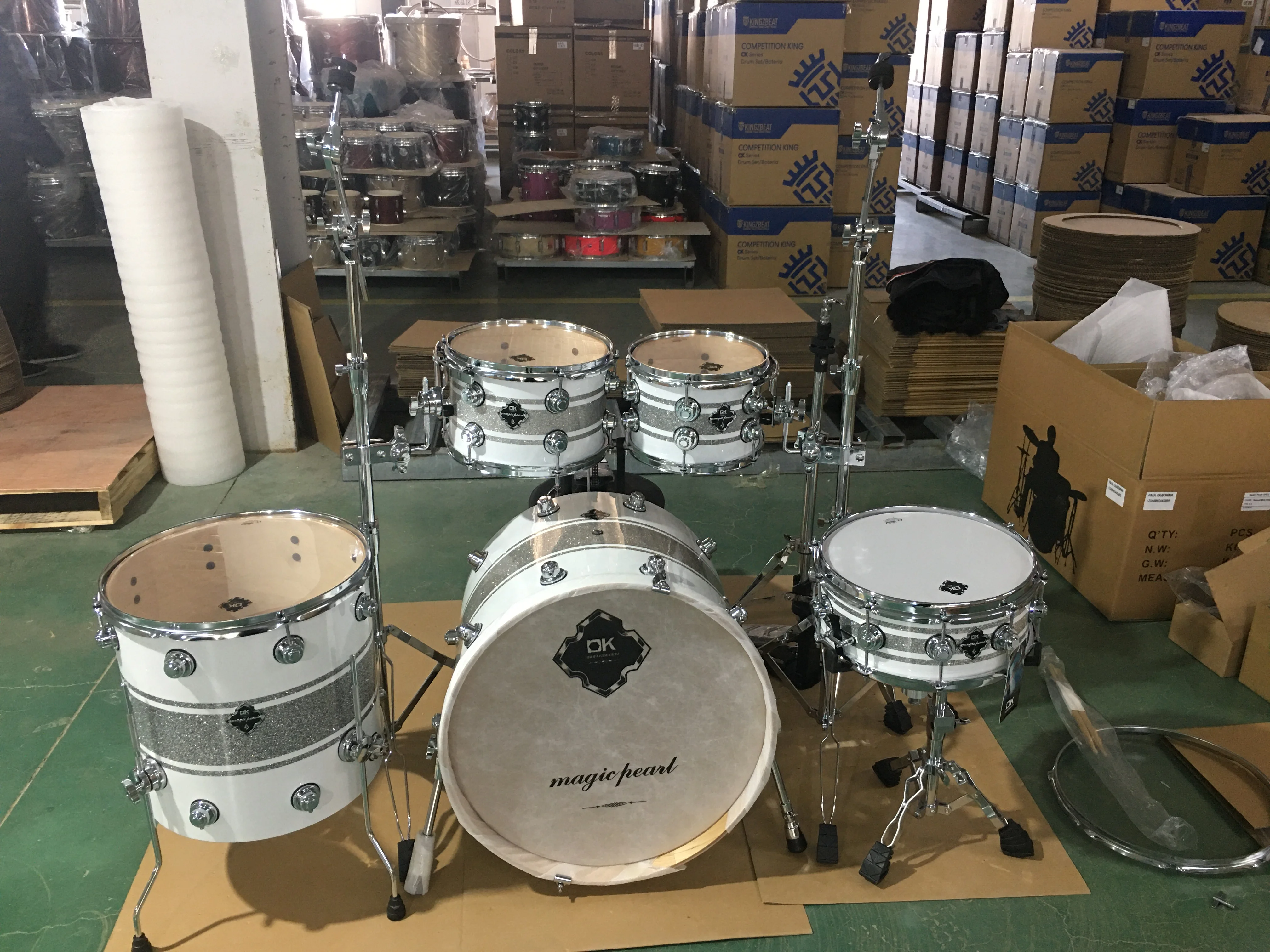 Dk High Quality Professional And Best Musical Instrument Birch Wood Shell Acoustic Drum Set For