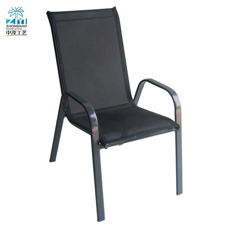 Hot Sale Modern And Simple Style Black Outdoor Leisure Garden Chair