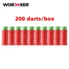 Fléchettes courtes en bambou (Rouge-vert) W0675