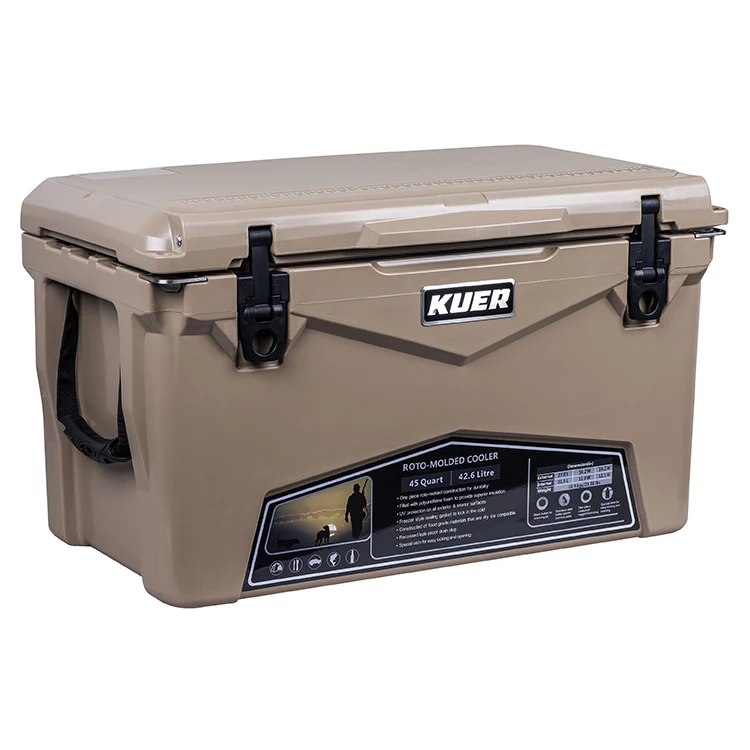 45qt/42.6l Outdoor Ice Fishing Box Coolers Camping Keep Cold More Than