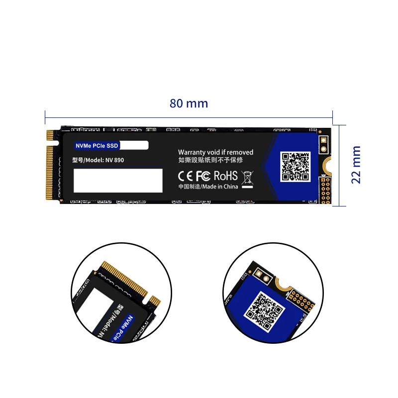 Pcie Nvme 2280 Internal Hard Disk Ssd Nvme M.2 Nvme SSD 512GB