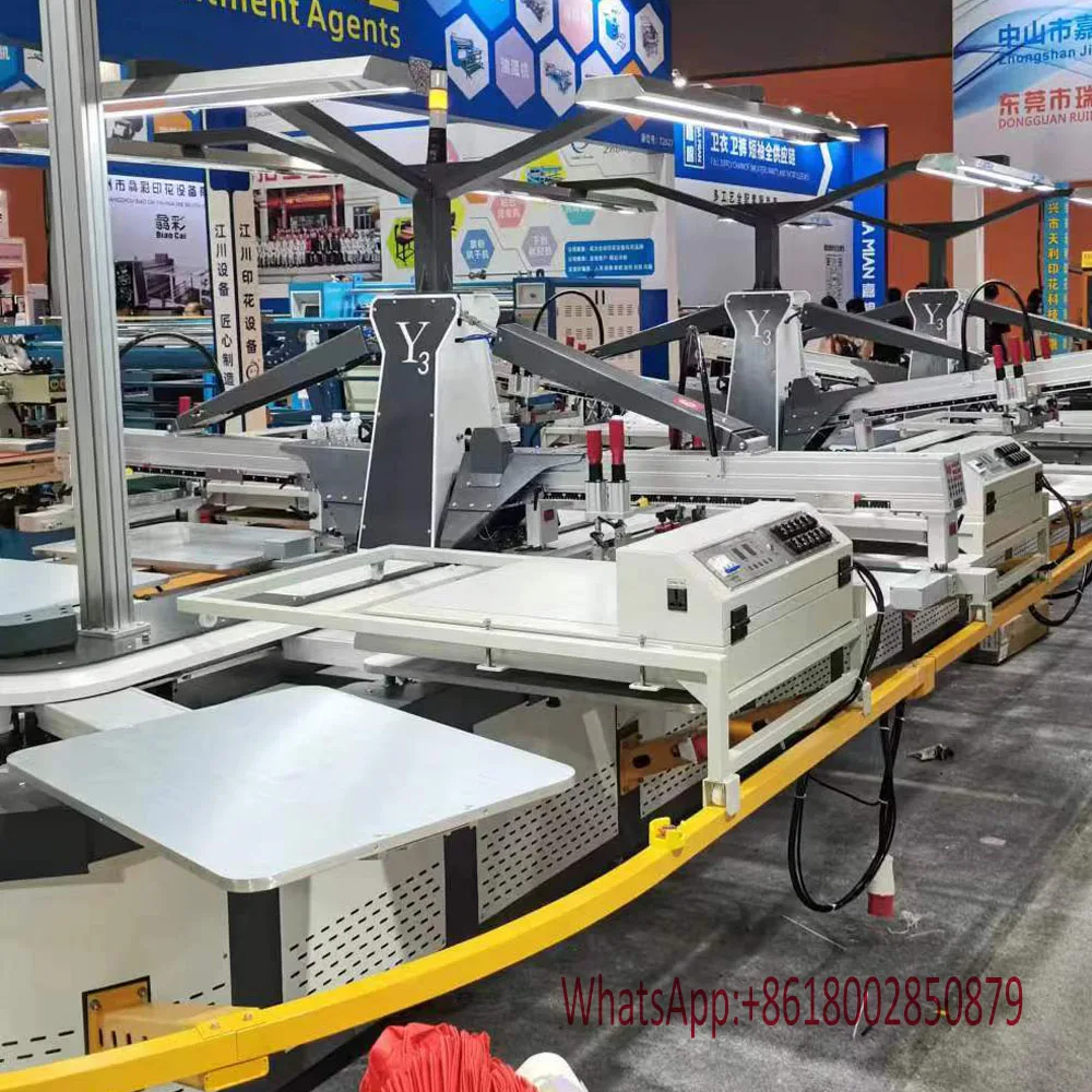 product 6 colors automatic oval screen printing machine-7