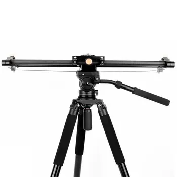 QZSD Q680 Professional DSLR Video Camera Tripod Stand Aluminum Photography Tripod 20kg Load with Fluid Panhead