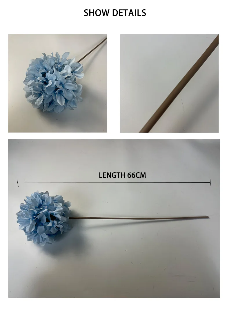 Artificial Hydrangea Flower Wedding Real Touch Flower Decoration
