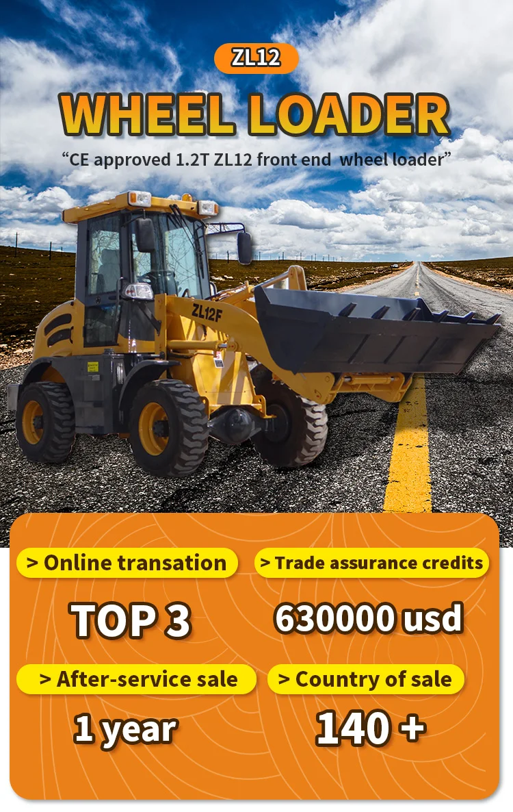 4wd Zl12 1.2 Ton Small Garden Tractor Loader Articulated Mini Wheel Loader Price Buy 4wd Zl12