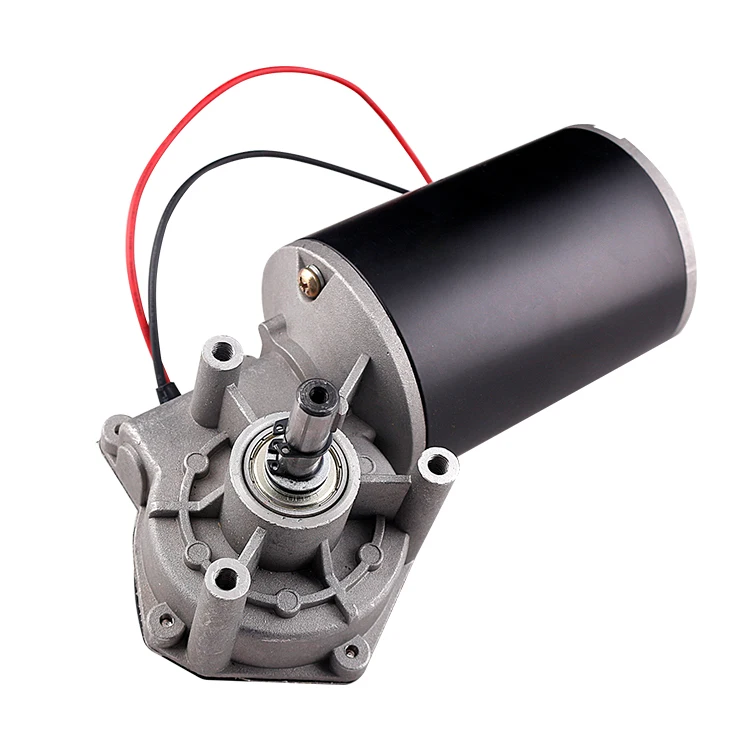 12 Volt and 24 Volt DC Silent Worm Gear Motor