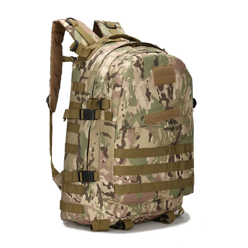 camo camping backpack